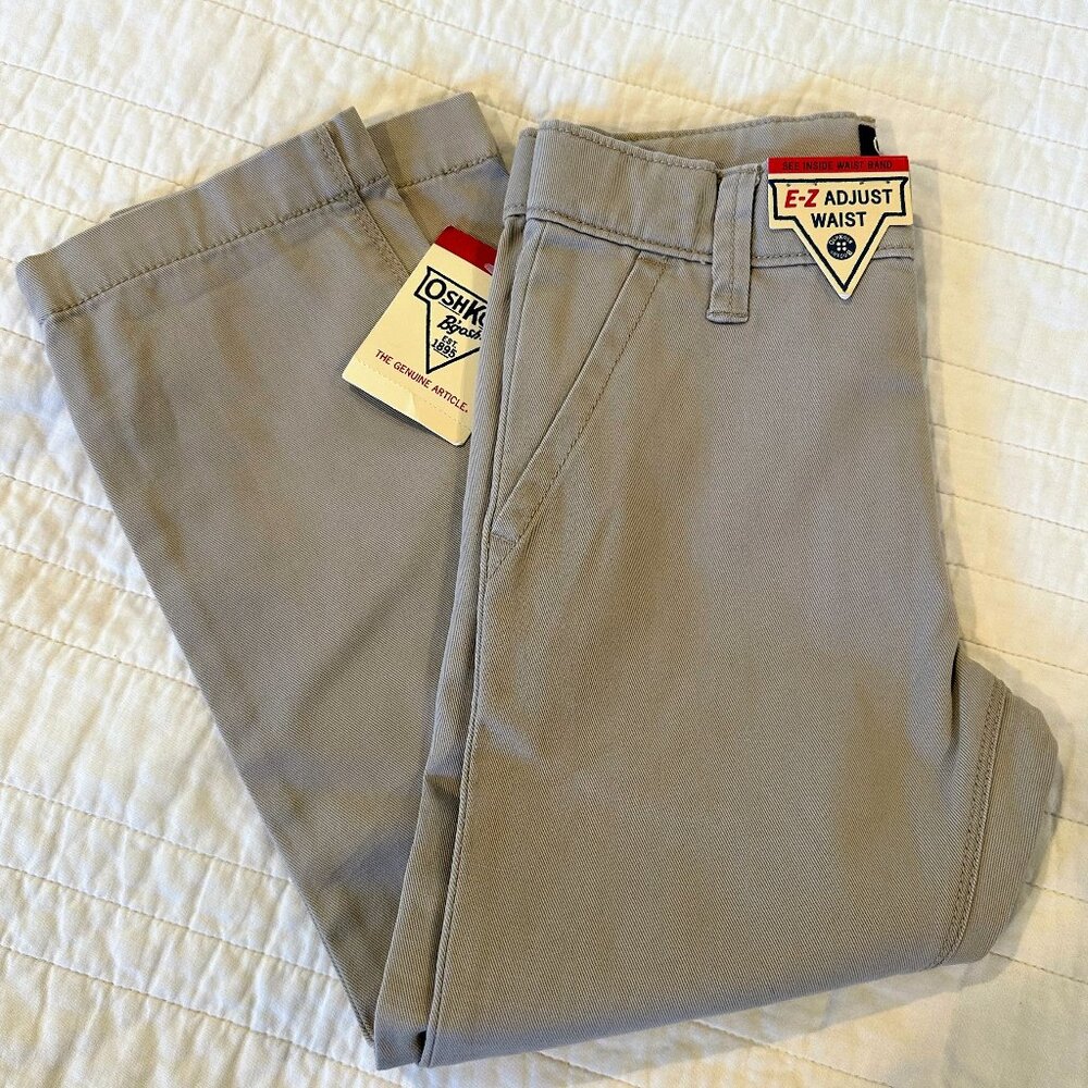 NWT - Boys Khaki Osh Kosh B'gosh dress pants Size 5R
